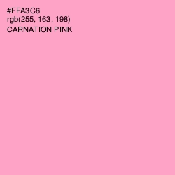 #FFA3C6 - Carnation Pink Color Image